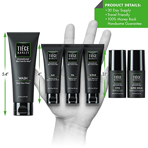 Tiege Hanley Men’s Skin Care System - Level 3 | Mens Anti Aging Routine Produ...