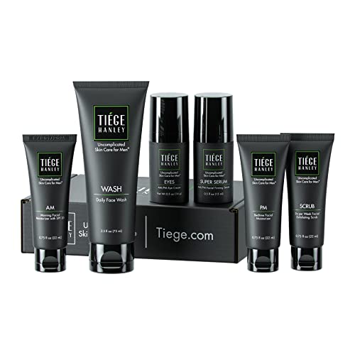 Tiege Hanley Men’s Skin Care System - Level 3 | Mens Anti Aging Routine Produ...