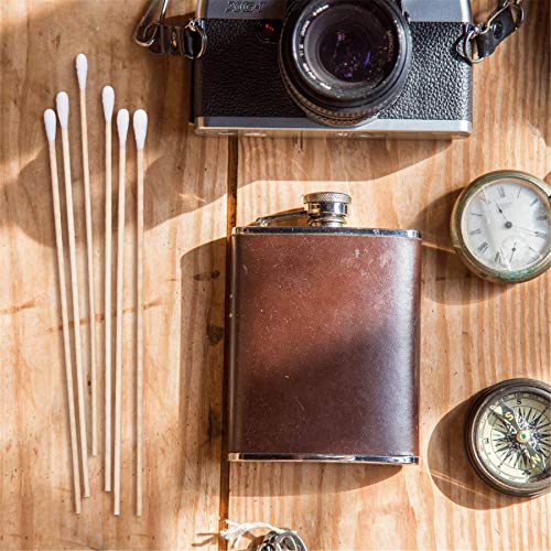 tifanso 300 Count 6 Inches Cotton Swabs with Long Wooden Sticks Cotton Tipped...