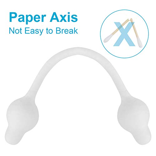 tifanso 55 Count Safety Cotton Swabs for Ears and Nose, Cruelty - Free & Hypo...