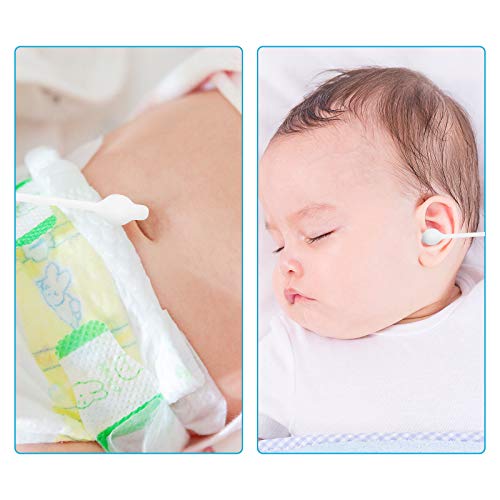 tifanso 55 Count Safety Cotton Swabs for Ears and Nose, Cruelty - Free & Hypo...