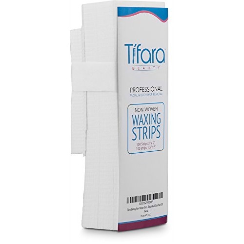 Tifara Beauty Non Woven Body and Facial Wax Strips Multi Size Pack 200