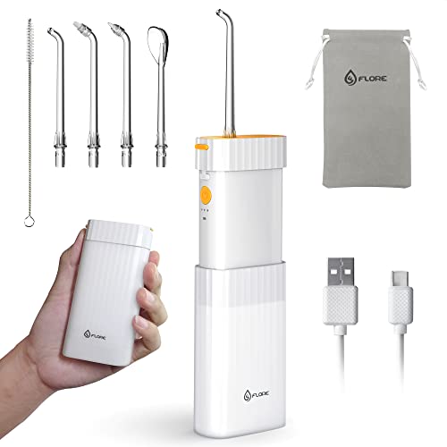 Cordless Water Flosser for Teeth Portable, Rechargeable Teeth Cleaner for Bra...