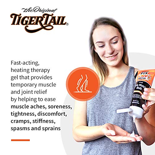 Tiger Tail Sore Muscle Rub – FixOwNow Heating Therapy Gel, Made in USA - 2.7 oz