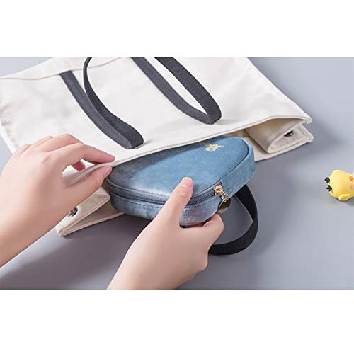 Flocking Fabric Sanitary Napkin Bag,Menstrual Cup Pouch, Nursing Pad Holder, ...