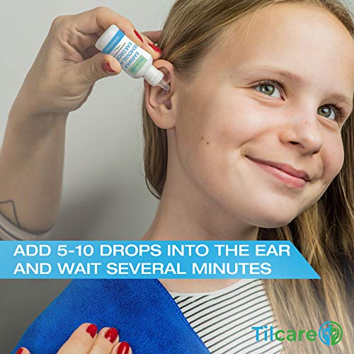 Ear Wax Removal Drops for Clogged Ears by Tilcare - Earwax softening Drops th...