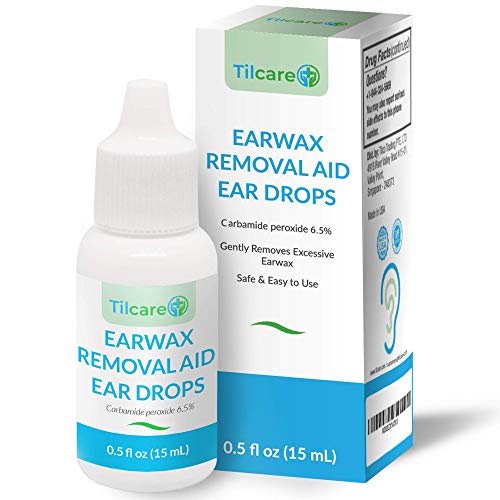 Ear Wax Removal Drops for Clogged Ears by Tilcare - Earwax softening Drops th...