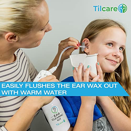 Ear Wax Removal Tool by Tilcare - Ear Irrigation Flushing System for Adults &...