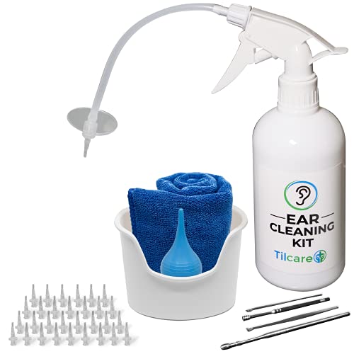 Ear Wax Removal Tool by Tilcare - Ear Irrigation Flushing System for Adults &...