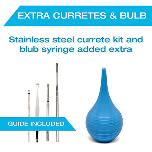 Ear Wax Vacuum Removal Tool by Tilcare - Ear Irrigation Flushing System for A...