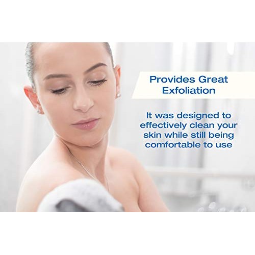 XXL 90g Charcoal Shower Loofah 3 Pack by Tilcare - Perfect Bath Sponge for Ex...