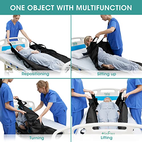 Bed Positioning Pad with Reinforced Handle, 60" X 40" Multipurpose Waterproof...