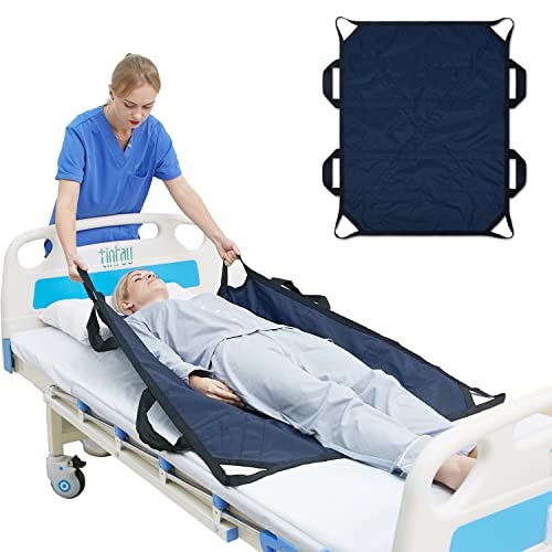 Bed Positioning Pad with Reinforced Handles, 45" X 36" Multipurpose Waterproo...