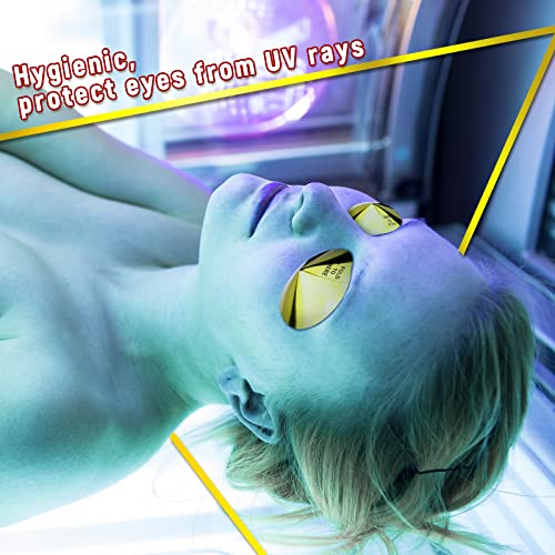 180 Pairs Disposable Tanning Eye Stickers Tanning Eye Protection Tanning Gogg...