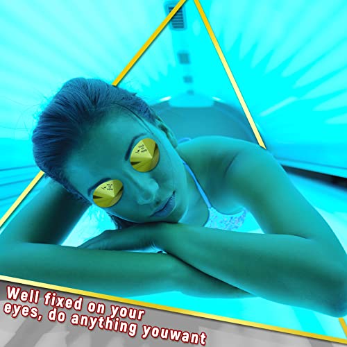 180 Pairs Disposable Tanning Eye Stickers Tanning Eye Protection Tanning Gogg...