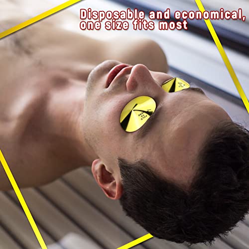 180 Pairs Disposable Tanning Eye Stickers Tanning Eye Protection Tanning Gogg...