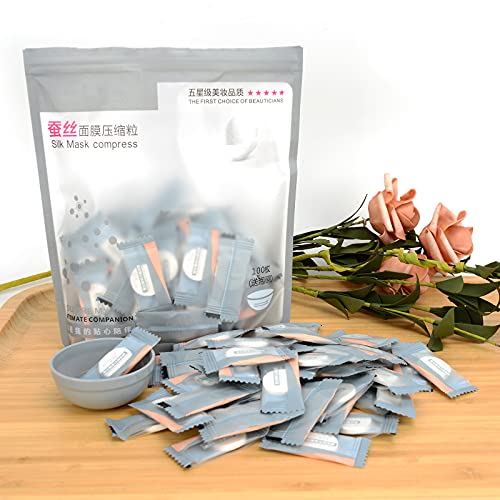 100PCS Disposable DIY Cosmetic Compressed Facial Mask Sheet Mask Paper Skin C...