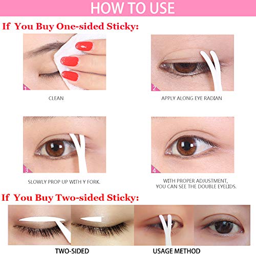 600Pairs/1200PCS Ultra Invisible Lace Double Eyelid Tapes Stickers, Single/On...