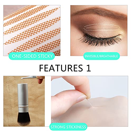 600Pairs/1200PCS Ultra Invisible Lace Double Eyelid Tapes Stickers, Single/On...