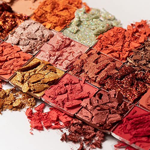 TINTARK Peach Please 18 Colour Eyeshadow Palette for Beauty - Eyeshadow Cosme...