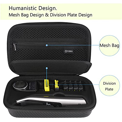 Tisnia Case for, Philips Norelco OneBlade Pro, QP6520/70, 6510/70, Hybrid Ele...