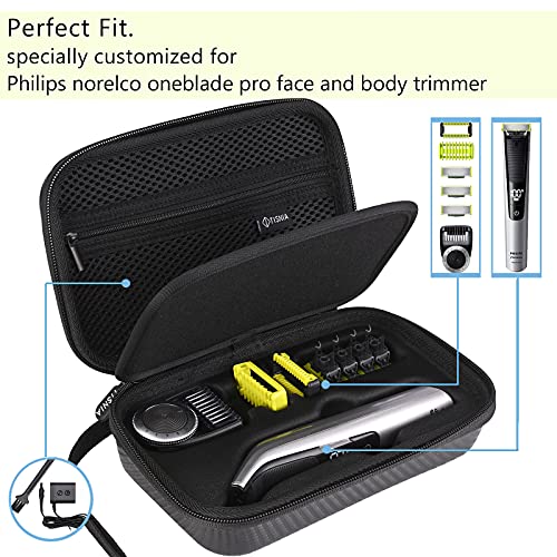 Tisnia Case for, Philips Norelco OneBlade Pro, QP6520/70, 6510/70, Hybrid Ele...