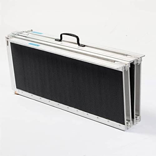 Titan Ramps Portable Wheelchair Ramp Multi Fold 7 ft Long x 30 in Wide Anti-Slip