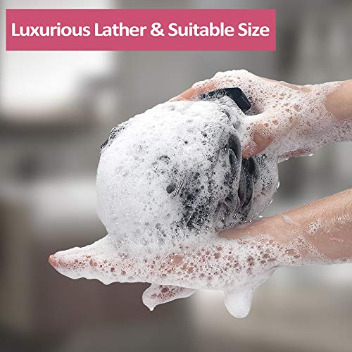 Titanker Bath Loofah Sponge, Shower Sponge Loofahs 60g/pcs Mesh Pouf Soft Bod...