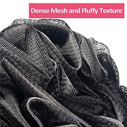 Titanker Bath Loofah Sponge, Shower Sponge Loofahs 60g/pcs Mesh Pouf Soft Bod...