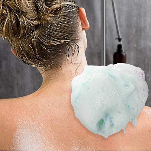 Titanker Bath Loofah Sponge, Shower Sponge Loofahs 75g/pcs Mesh Pouf Soft Bod...