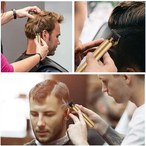 Professional Hair Trimmer, Zero Gapped T-Blade Close Cutting Hair Clippers fo...