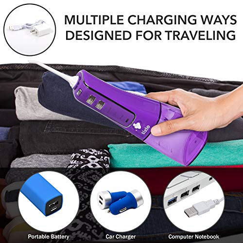 Water Flosser Cordless 10oz 300ml Rechargeable Portable 3 Modes IPX7 Technolo...