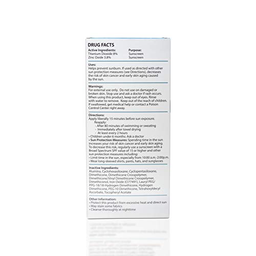TIZO 3 Mineral Sunscreen for face SPF 40, 1.75 oz