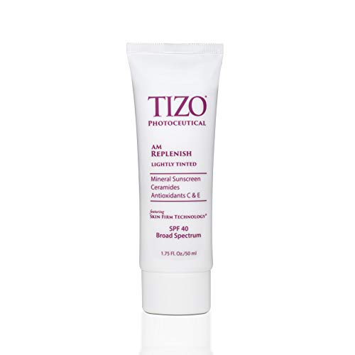 TIZO Photoceutical AM Replenish Lightly Tinted, SPF 40, 1.75 Fl Oz