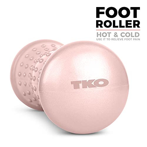 TKO Foot Massage Roller with Hot and Cold Deep Tissue Relief | Manual Foot Ma...