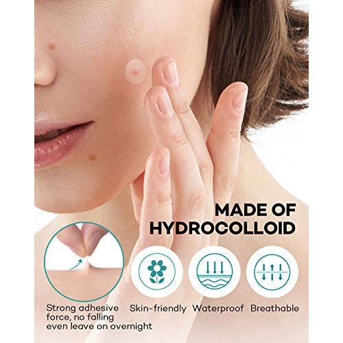 Acne Patch Pimple Patch, 4 Sizes 280 Patches Acne Absorbing Cover Patch, Hydr...