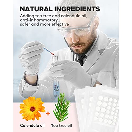 Acne Pimple Patches + Pimple Extractor, 4 Sizes 176 Patches for Zit Breakouts...