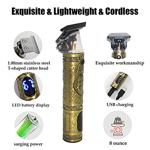 Electric Pro Li Outline Trimmer TLZGCNMD Cordless Hair Clippers for Men Recha...