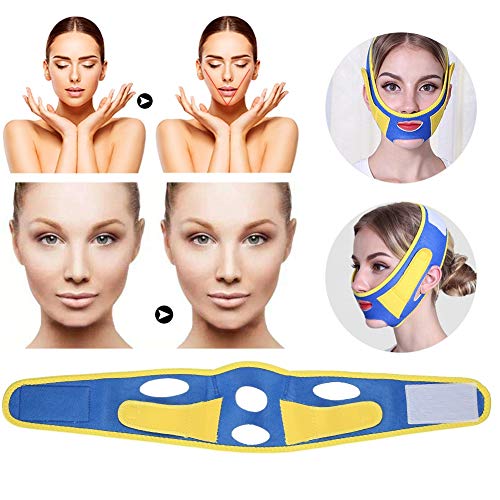 Facial Skin Lift Face Massage Belt, Slimming Bandage Thin Face Belt Beauty To...