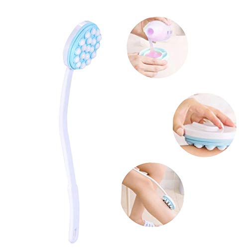 Long Bath Brush, Long Handled Lotion Oil Cream Applicator Body Bath Massager ...