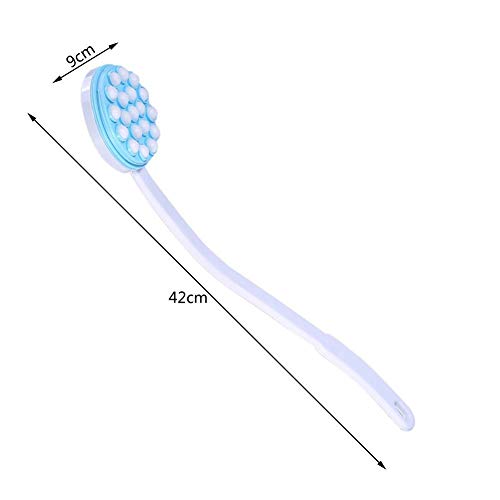 Long Bath Brush, Long Handled Lotion Oil Cream Applicator Body Bath Massager ...