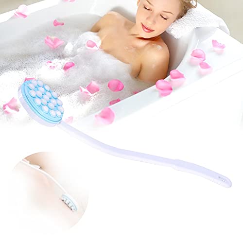 Long Bath Brush, Long Handled Lotion Oil Cream Applicator Body Bath Massager ...