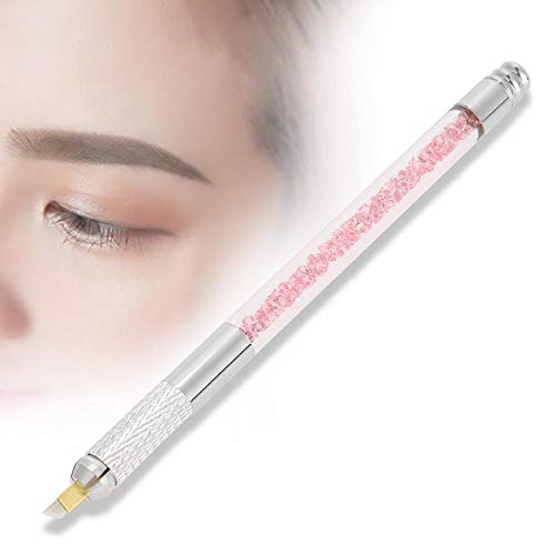 Manual Microblading Tattoo Pen Eyebrow Eyeliner Lip Semi Permanent Round Hole...