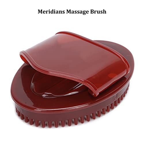 Meridians Massage Brush, Whole Body Relaxation Massage Comb Essential Oil Bru...