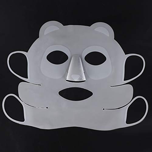 Reusable Panda Ear-Hook Silicone Facial Mask, Beauty Face Moisturizing Mask C...