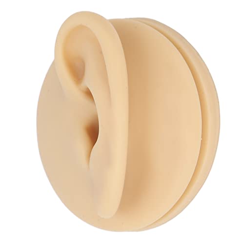 Silicone Ear Model, Soft Silicone Simulation Human Left Ear Simulation Artifi...