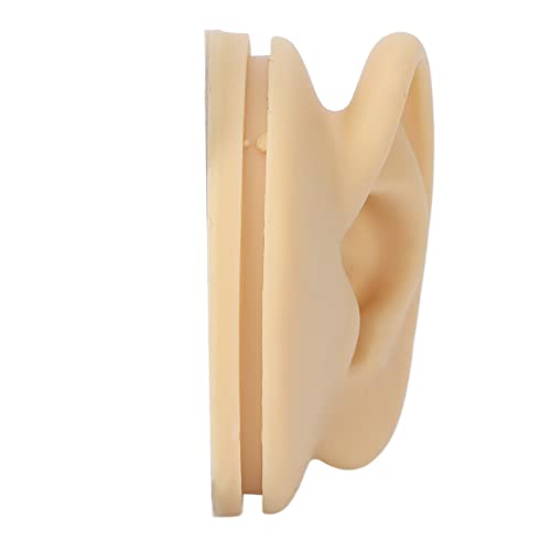 Silicone Ear Model, Soft Silicone Simulation Human Left Ear Simulation Artifi...