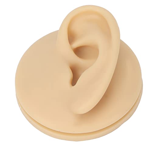 Silicone Ear Model, Soft Silicone Simulation Human Left Ear Simulation Artifi...