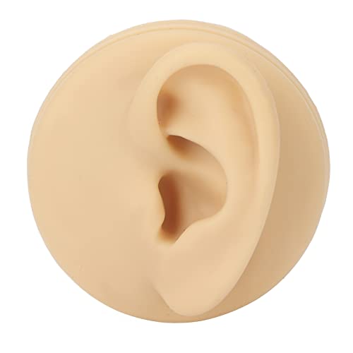 Silicone Ear Model, Soft Silicone Simulation Human Left Ear Simulation Artifi...