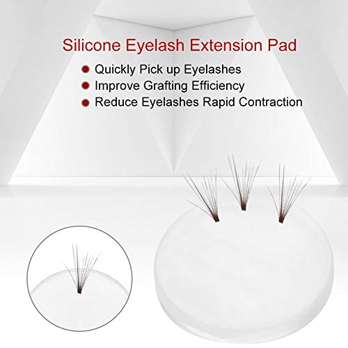 Silicone Eyelash Extension Adhesive Stand Holder Pallet Eyelash Pad Glue Pall...